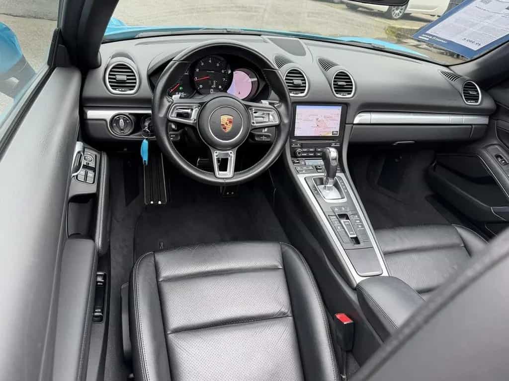 Porsche 718 Boxster miamiblau PCM/SAGA/PDLS+/PASM/Leder 07/2018-photo-28