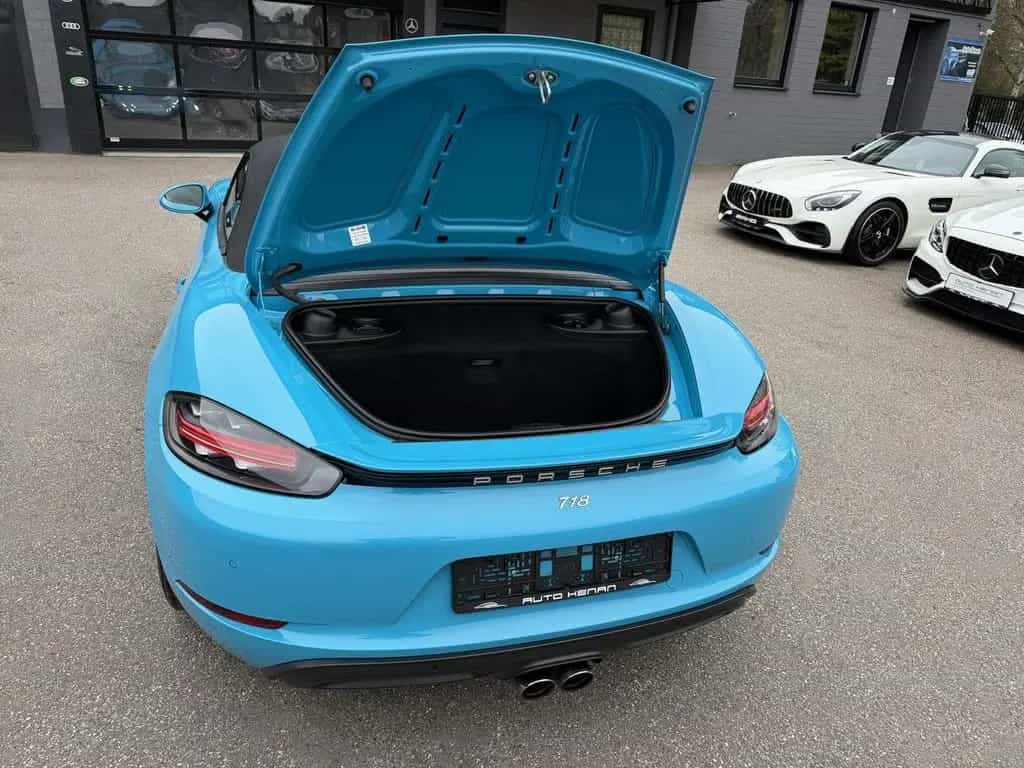 Porsche 718 Boxster miamiblau PCM/SAGA/PDLS+/PASM/Leder 07/2018-photo-40