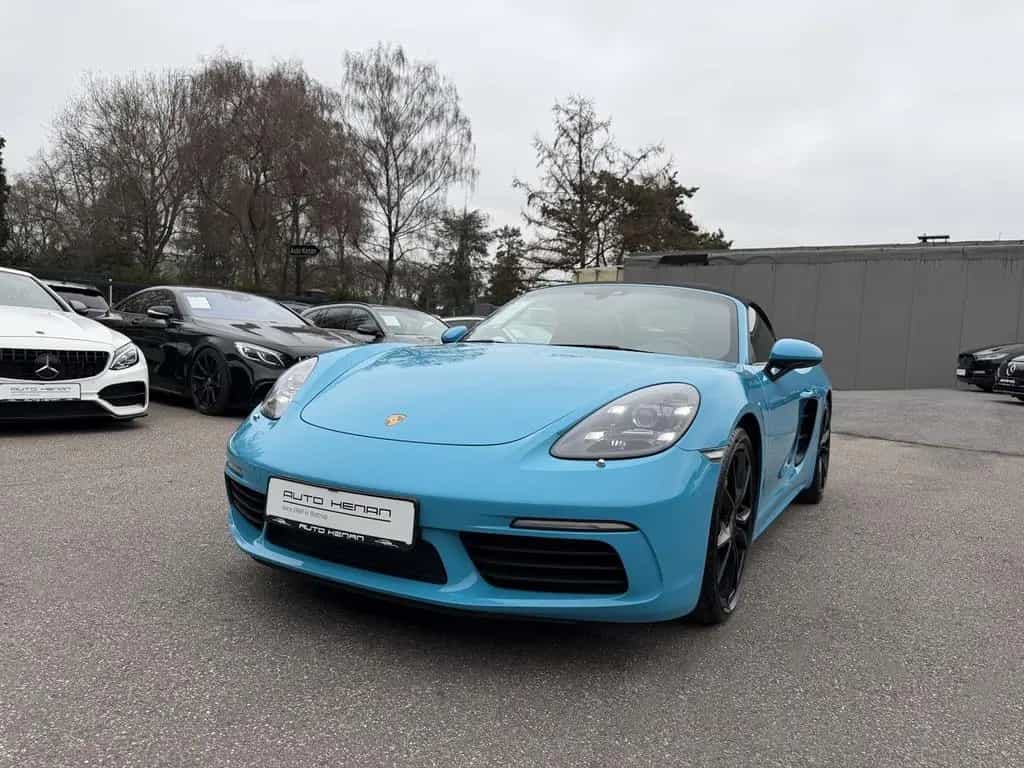 Porsche 718 Boxster miamiblau PCM/SAGA/PDLS+/PASM/Leder 07/2018-photo-9