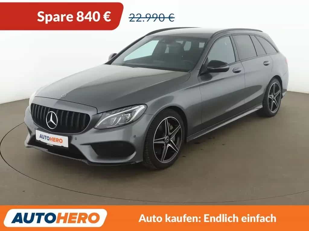 Mercedes-Benz C 250 T AMG Line Aut.*LED*NAVI*TEMPO*CAM*PDC*SHZ 09/2017-photo-0