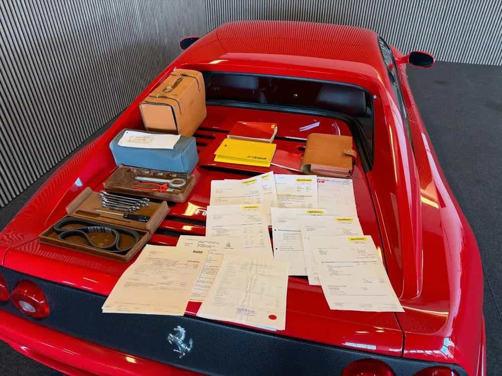 Ferrari F355 Berlinetta Schaltgetriebe Deutsches Auto 03/1996-photo-23