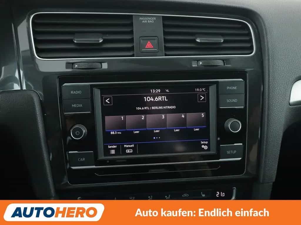 Volkswagen Golf VII 1.0 TSI Trendline BM*PDC*SHZ*KLIMA* 09/2018-photo-22