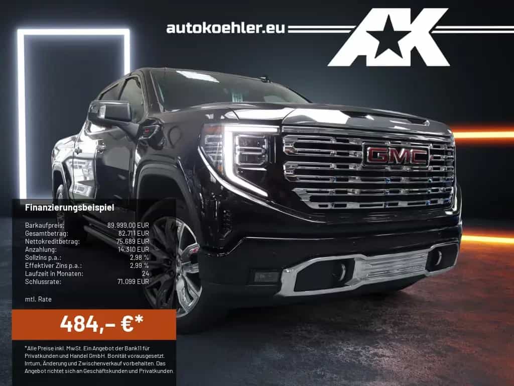 GMC Sierra DENALI 4X4 6.2 V8 2026 3Jahre Garantie LP null-photo-0