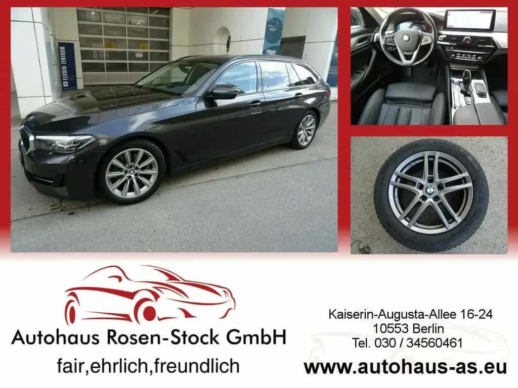 BMW 520 d Tour xDrive Autom,Ledersports,AHK,ACC,Kamer 09/2020-photo-0