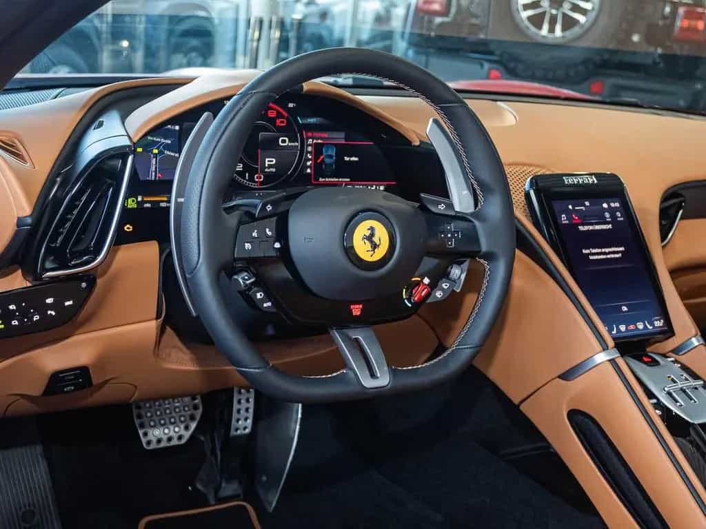 Ferrari Roma Spider Rosso Corsa/Cuoio 06/2025-photo-12