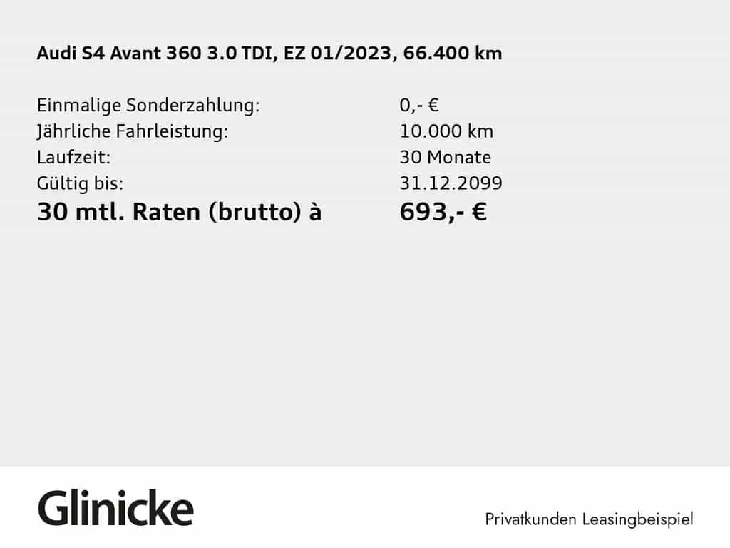 Audi S4 Avant 3.0 TDI quattro tiptronic Matrix 360° B 01/2023-photo-1
