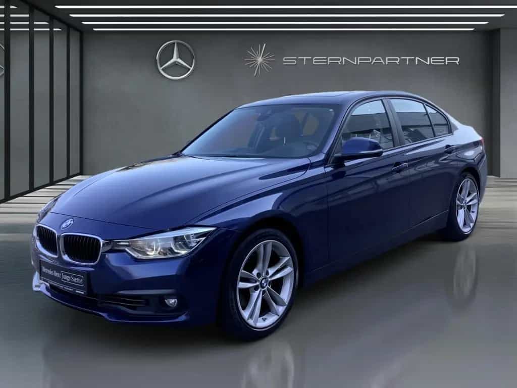 BMW 3 Series 330i SDach+HuD+Leder+NAVI+AUT+Distr+Facelift 09/2018-photo-1