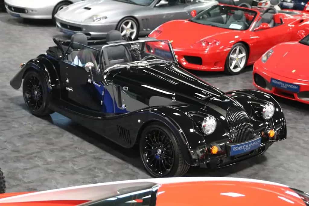 Morgan Plus 6 Black over Black / Klima / NeuWertig 01/2021-photo-23