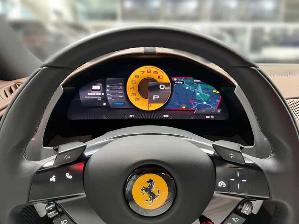 Ferrari Roma Grigio Alloy*Cioccolato*Magneride*Alcantara 04/2023-photo-14