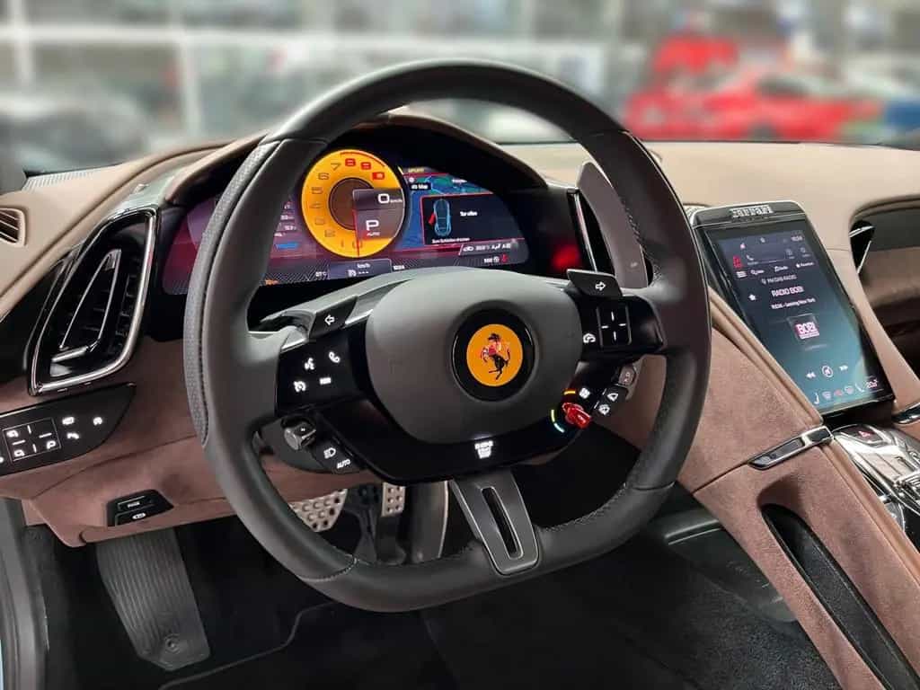 Ferrari Roma Grigio Alloy*Cioccolato*Magneride*Alcantara 04/2023-photo-15