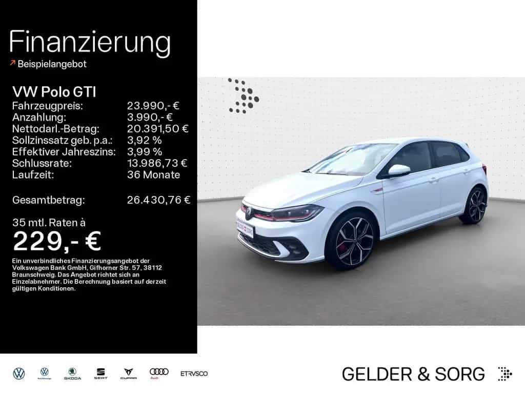 Volkswagen Polo GTI 2.0 TSI 18Z*Matrix*CarPlay*IQ.DRIVE* 09/2022-photo-0