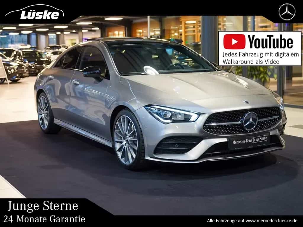 Mercedes-Benz CLA-Class 250 Coupé AMG Line Night Burmester Panorama 09/2020-photo-0