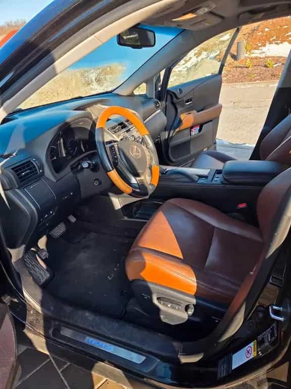Lexus RX 450h HUD, ventilated seats, brown leather 10/2015-photo-7