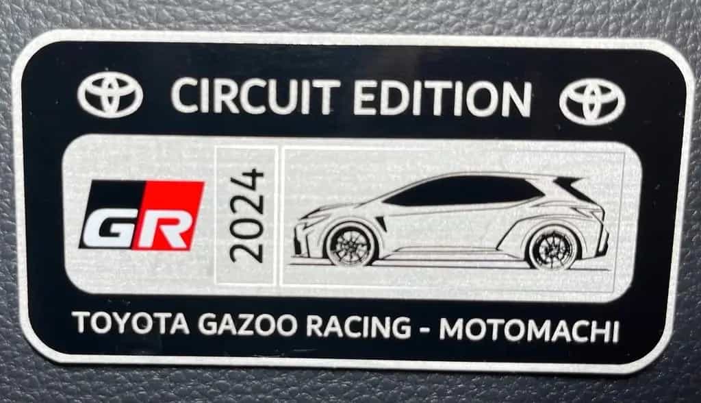 Toyota Other GR Corolla 2024 Circuit Edition 03/2024-photo-6