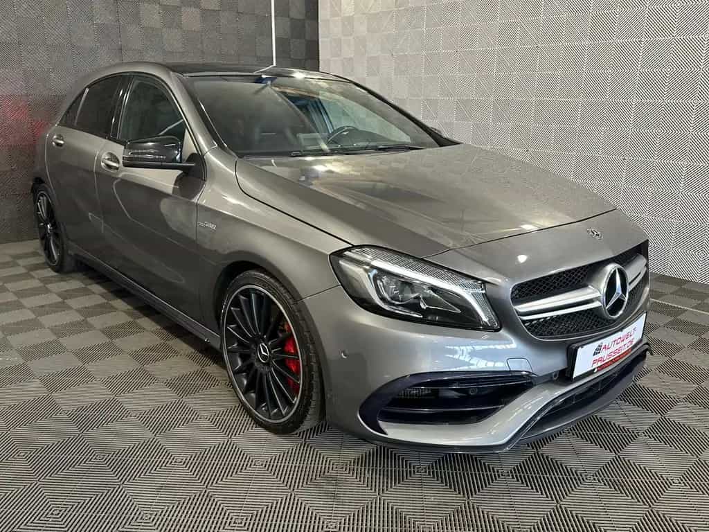 Mercedes-Benz A 45 AMG 4Ma.*NIGHT*LED-PANO-R.KAM-TEMPO-SHZ-19" 05/2017-photo-0