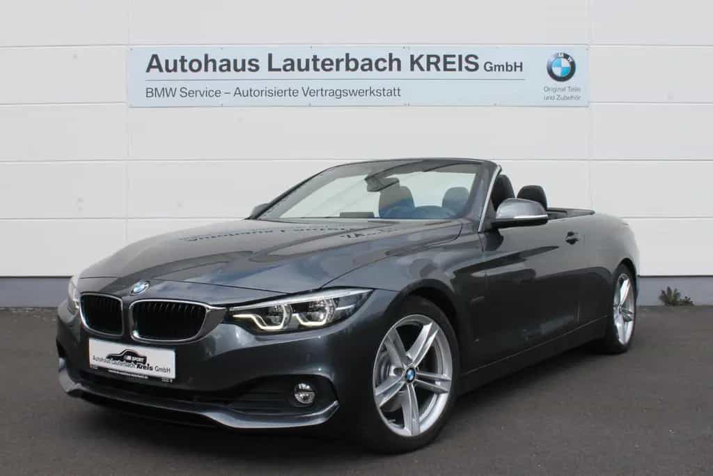 BMW 4 Series 430i Cabrio Fzg D NAV, LED, KAM, H/K, 18"M-Sport 06/2020-photo-0