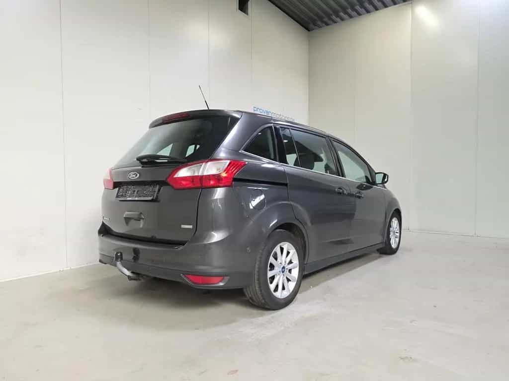 Ford Grand C-Max 1.0 Benzine - GPS - Airco - Topstaat 11/2016-photo-2