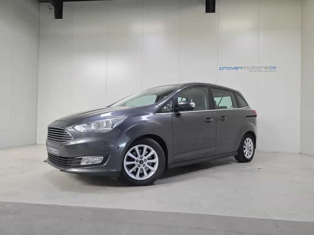 Ford Grand C-Max 1.0 Benzine - GPS - Airco - Topstaat 11/2016-photo-3