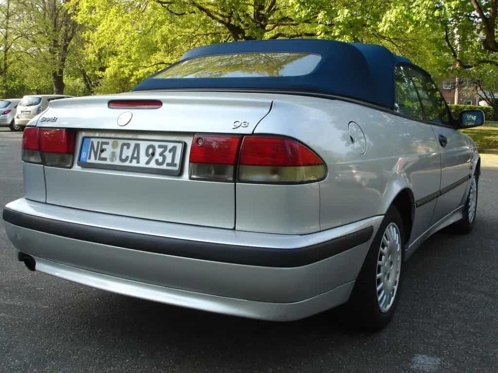 Saab 9-3 2.0t Ecopower SE Cabriolet Leder schwarz 06/2000-photo-1