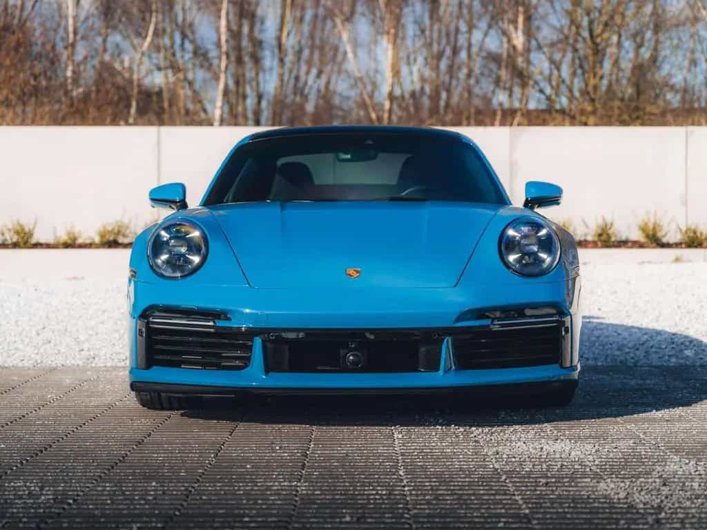 Porsche 992 Turbo S / PTS Oslo blue / Pano / Burmester / 03/2022-photo-1