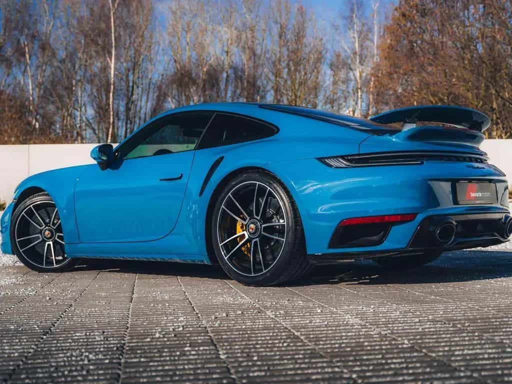 Porsche 992 Turbo S / PTS Oslo blue / Pano / Burmester / 03/2022-photo-27