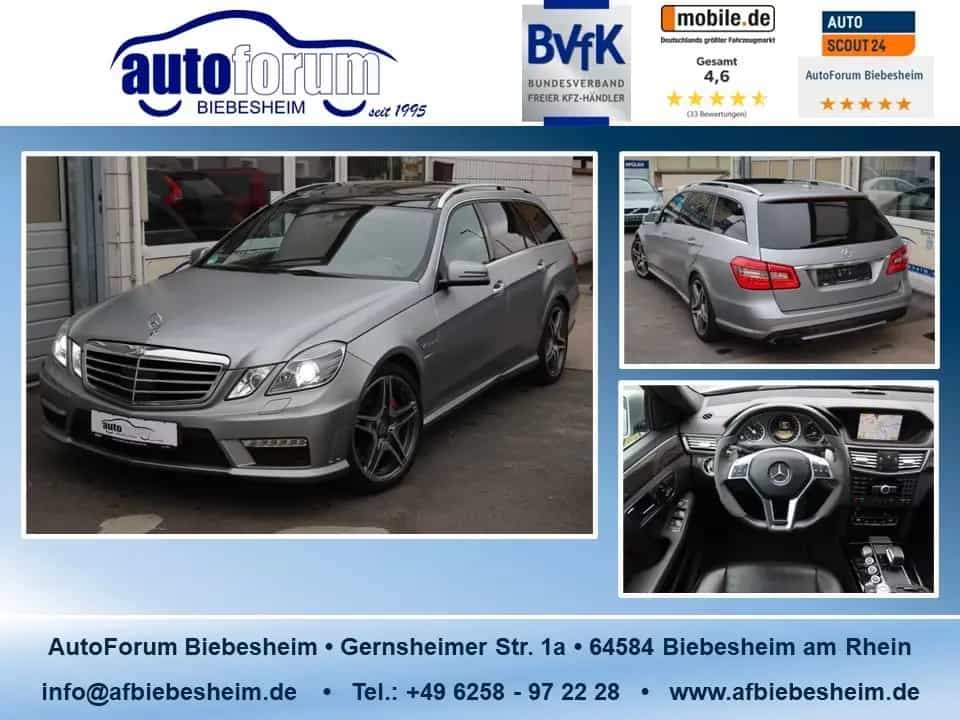 Mercedes-Benz E 63 AMG T Exklusiv Nachtsicht*Panorama*Distroni 11/2011-photo-0