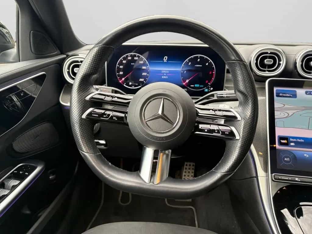 Mercedes-Benz C 220 d T AMG|NIGHT|LED|AMBI|DISTR|PANO|KAM 08/2021-photo-12