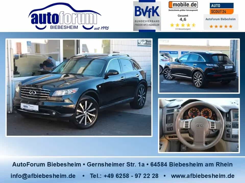 Infiniti FX 3.5 V6 FX35 Leder*R-Kamera*Schiebedach*Xenon 06/2008-photo-0