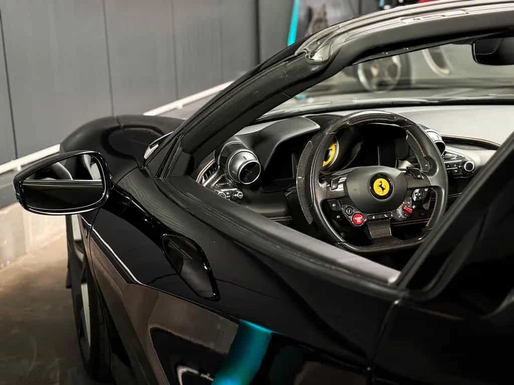 Ferrari F8 Spider + Nero Daytona + Carbon + Lift + Garan 07/2021-photo-17