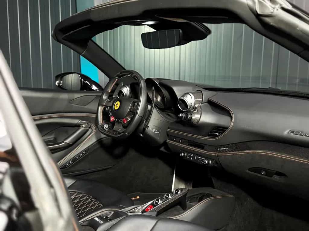 Ferrari F8 Spider + Nero Daytona + Carbon + Lift + Garan 07/2021-photo-26