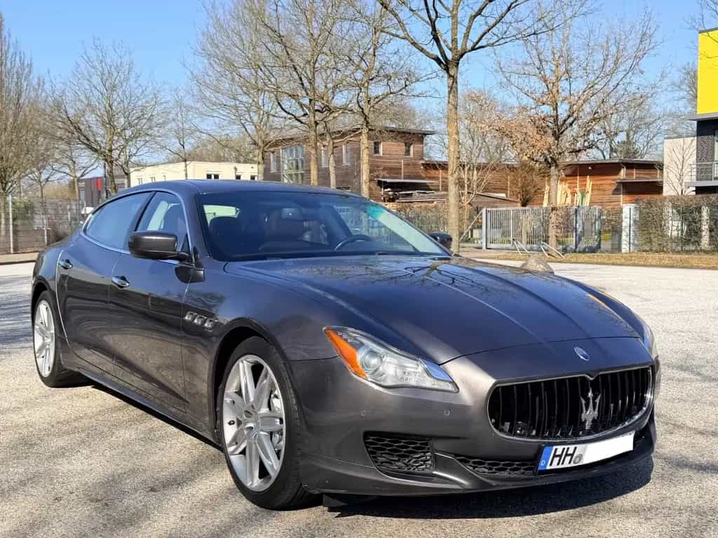 Maserati Quattroporte S Grau/Cognac 1J.GARANTIE!! 06/2015-photo-1