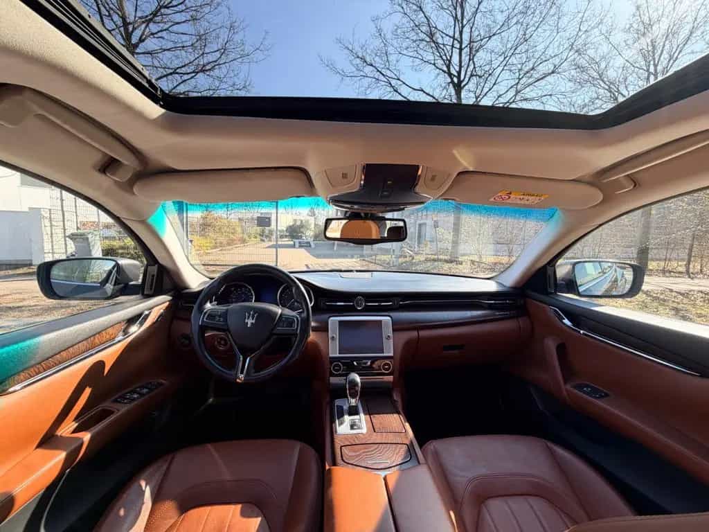 Maserati Quattroporte S Grau/Cognac 1J.GARANTIE!! 06/2015-photo-3
