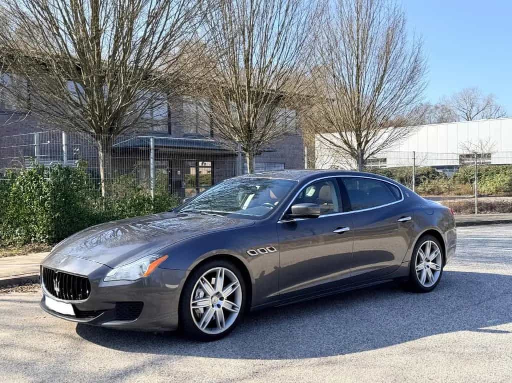 Maserati Quattroporte S Grau/Cognac 1J.GARANTIE!! 06/2015-photo-4