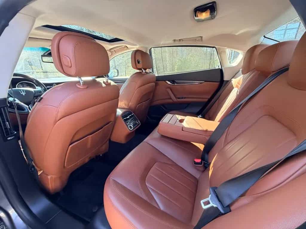 Maserati Quattroporte S Grau/Cognac 1J.GARANTIE!! 06/2015-photo-9