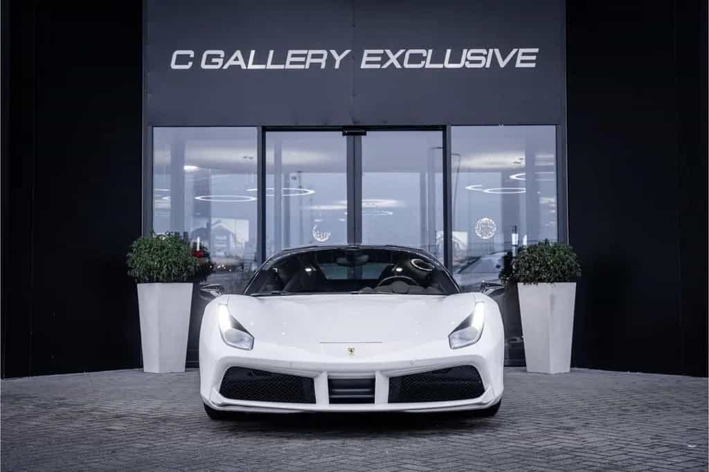 Ferrari 488 GTB 3.9 HELE - Bianco Avus | Carbon | Lift | 03/2017-photo-1