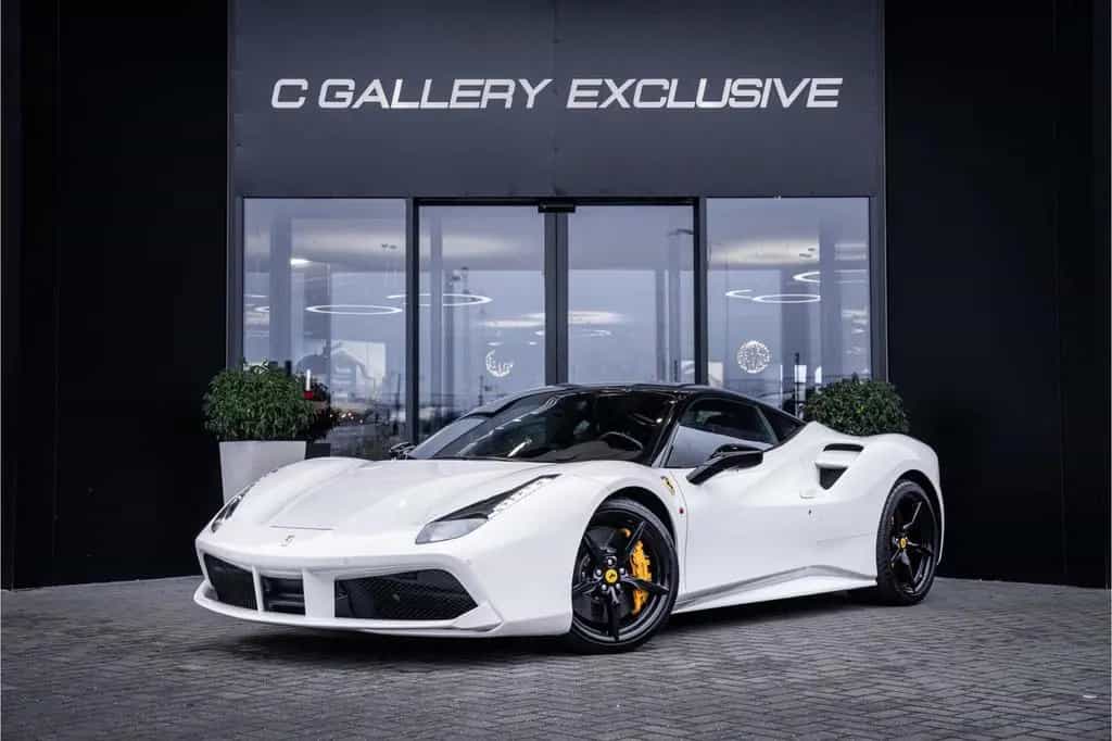 Ferrari 488 GTB 3.9 HELE - Bianco Avus | Carbon | Lift | 03/2017-photo-2