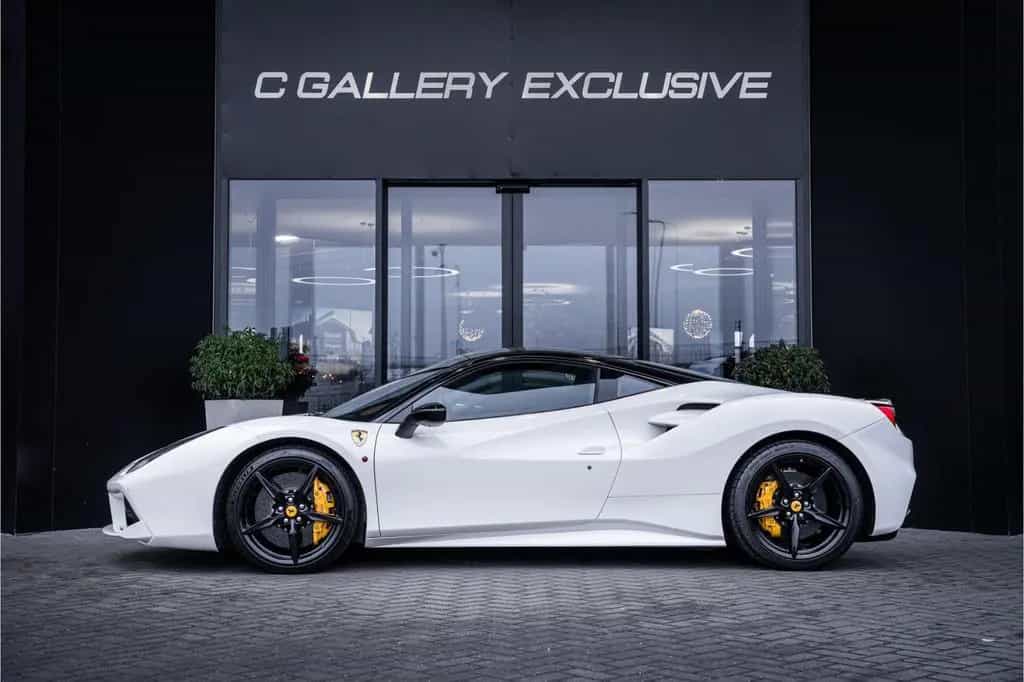Ferrari 488 GTB 3.9 HELE - Bianco Avus | Carbon | Lift | 03/2017-photo-3