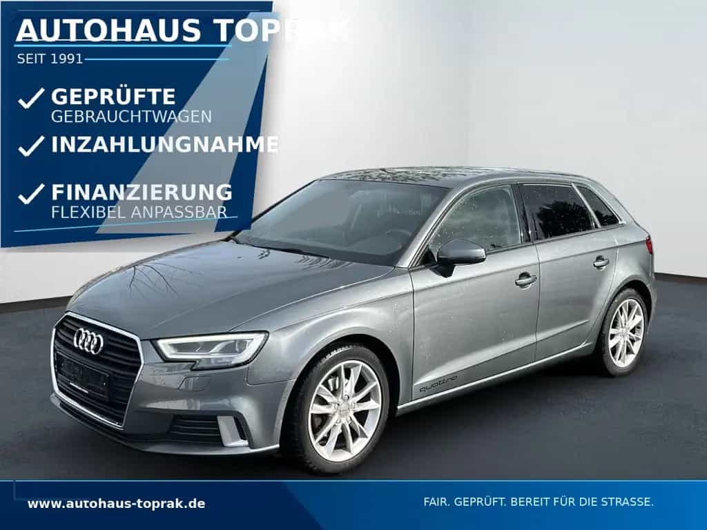 Audi A3 1.0 TFSI Sportback sport LED NAVI 17" PDC 08/2018-photo-0