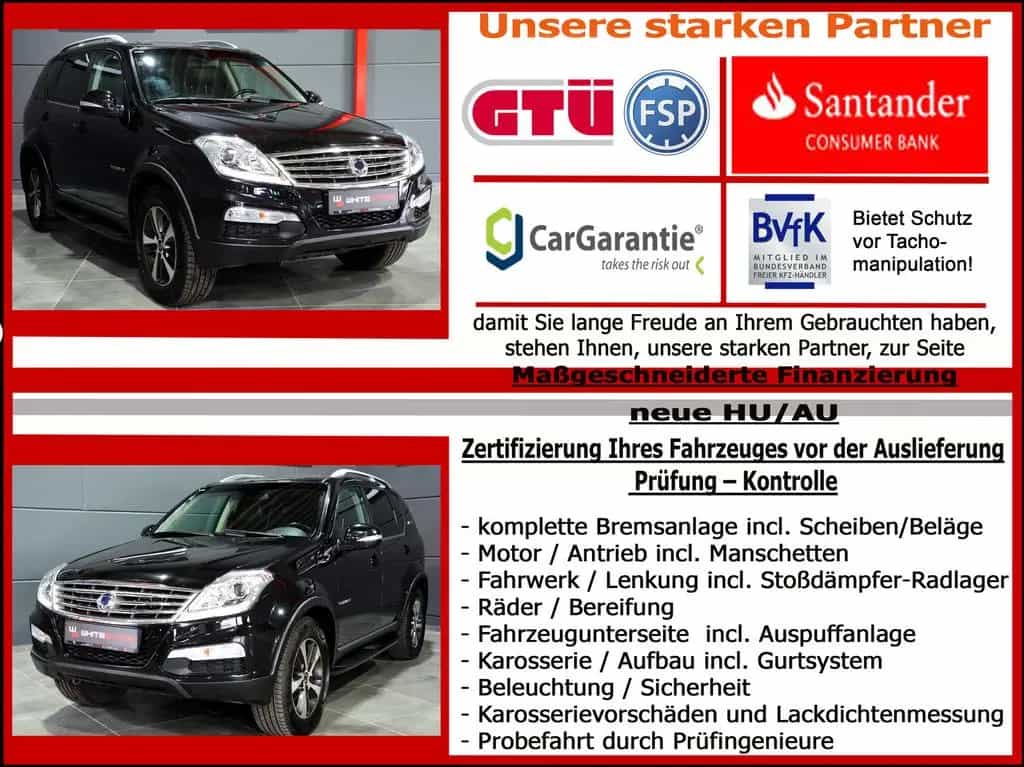 Ssangyong REXTON W Sapphire 4WD Aut 7 Sitze Leder AHK 3.5t 10/2016-photo-2