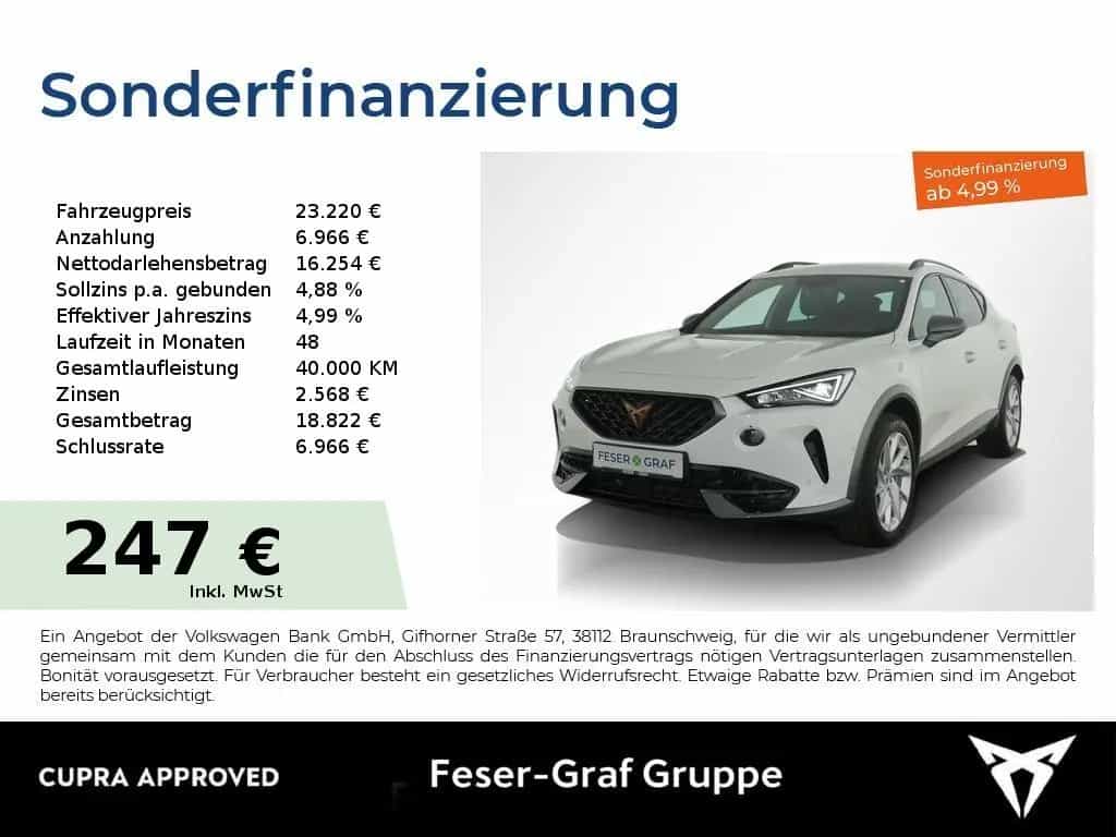 Cupra Formentor 1.5TSI DSG DAB ACC Full Link Virtual 03/2023-photo-0