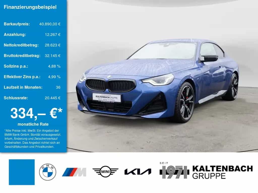 BMW M240 Coupe xDrive LED NAVI HGSD H/K KAMERA SHZ 02/2023-photo-0