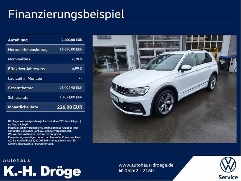 Volkswagen Tiguan SOUND 1.4 TSI DSG R-Line LED Navi 09/2017-photo-1