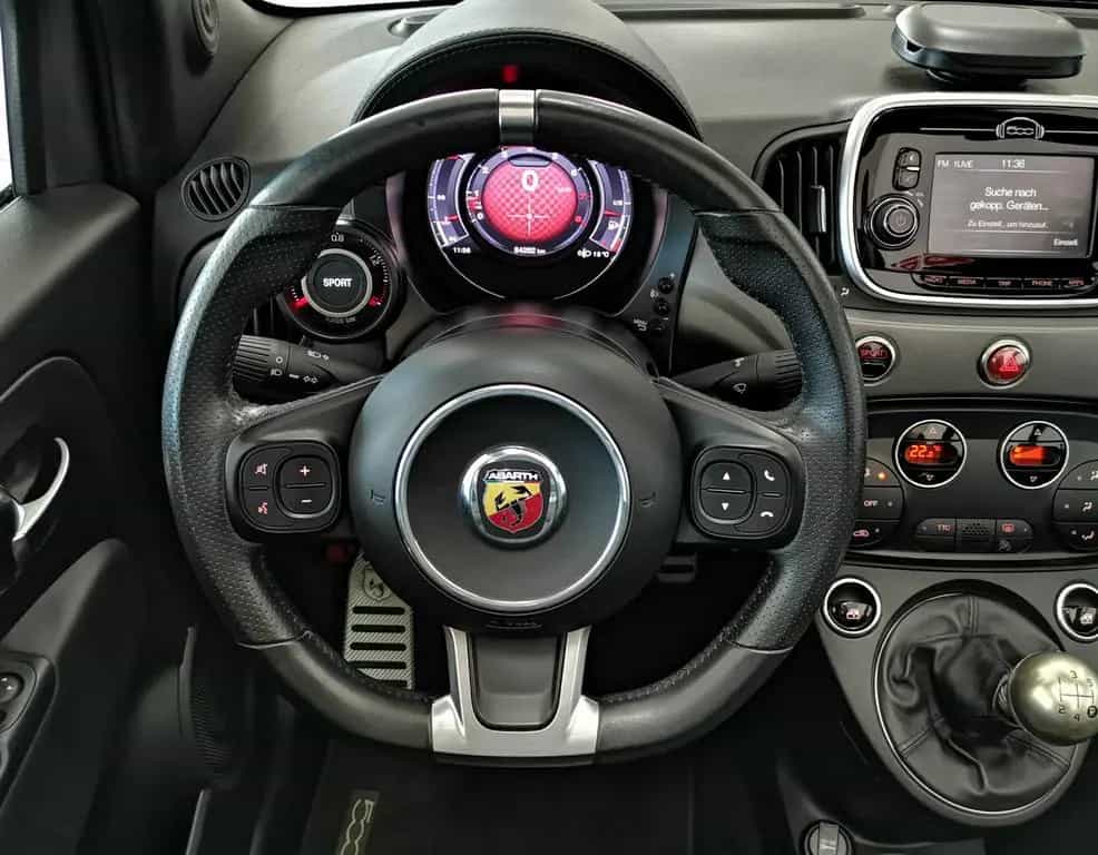Abarth 595C Turismo Cabrio* Bicolore*Sport AGA*Leder 10/2016-photo-25