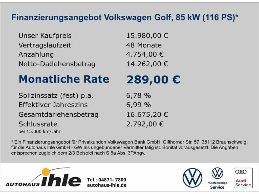 Volkswagen Golf VII Comfortline 1,0 TSI AHK+BLUETOOTH+R-FAH 06/2019-photo-1
