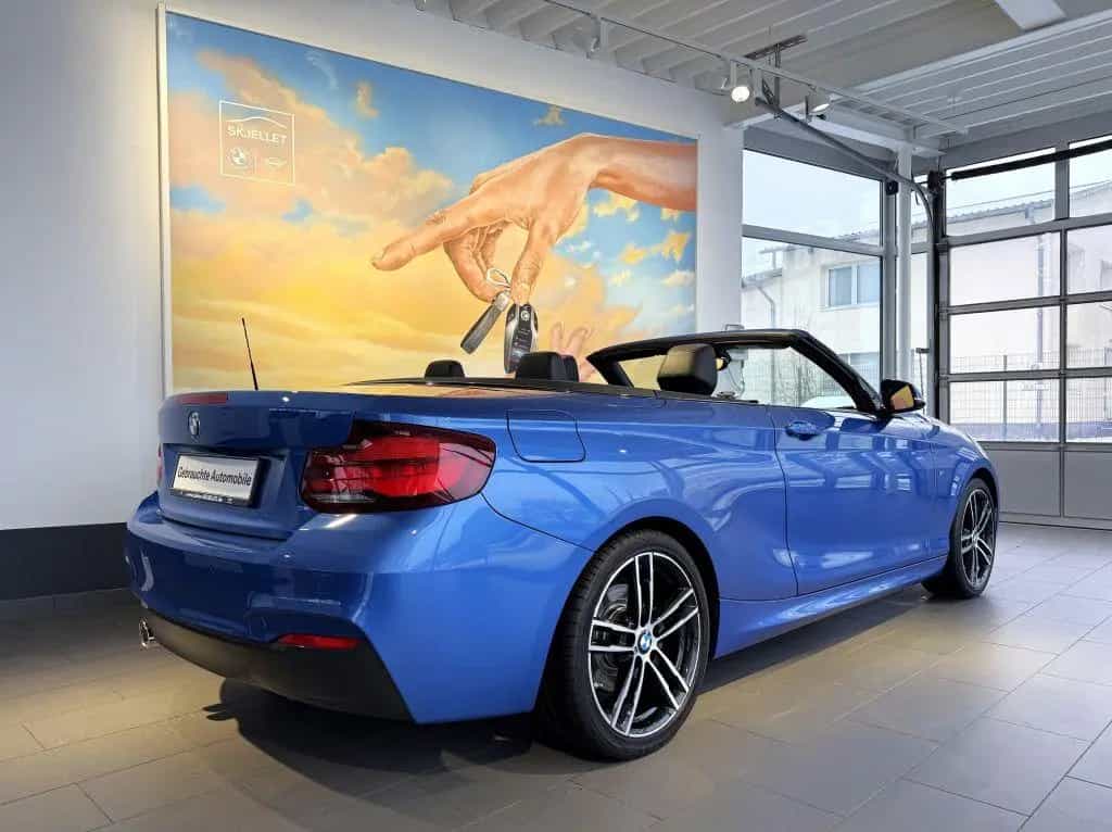 BMW 2 Series 220d Cabrio M SPORT KOMF+LEDer+HARM+SPUR+MEMO+AL 04/2021-photo-9