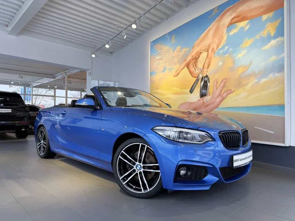 BMW 2 Series 220d Cabrio M SPORT KOMF+LEDer+HARM+SPUR+MEMO+AL 04/2021-photo-0