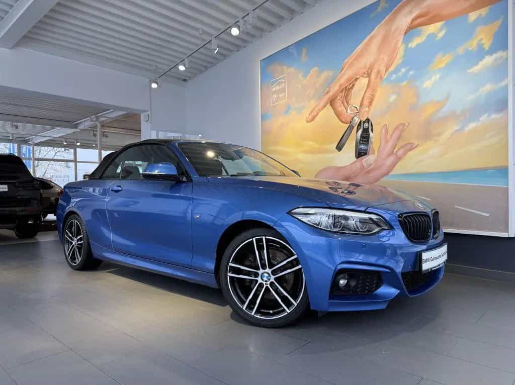 BMW 2 Series 220d Cabrio M SPORT KOMF+LEDer+HARM+SPUR+MEMO+AL 04/2021-photo-1