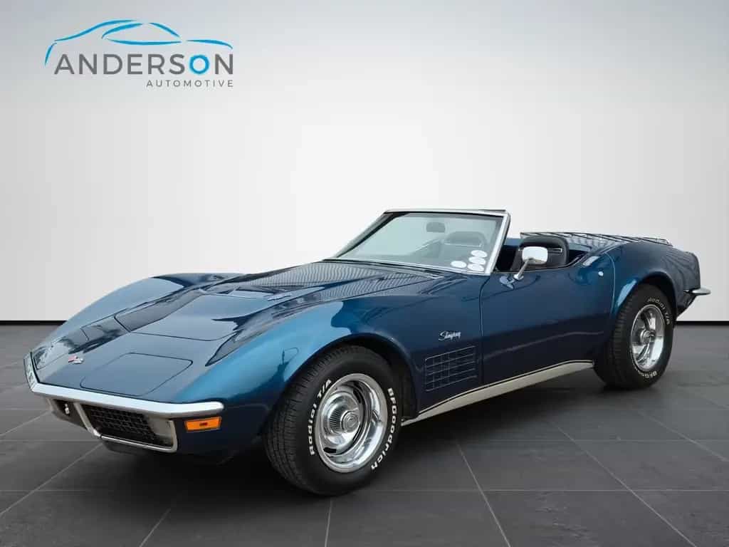 Corvette C3 CABRIO 454 BIG BLOCK 390HP MATCHING AUTOMATIK 07/1971-photo-0