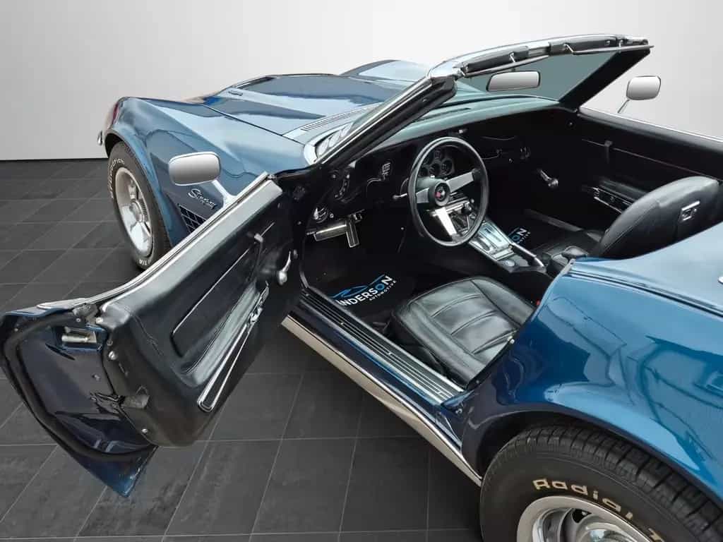 Corvette C3 CABRIO 454 BIG BLOCK 390HP MATCHING AUTOMATIK 07/1971-photo-12