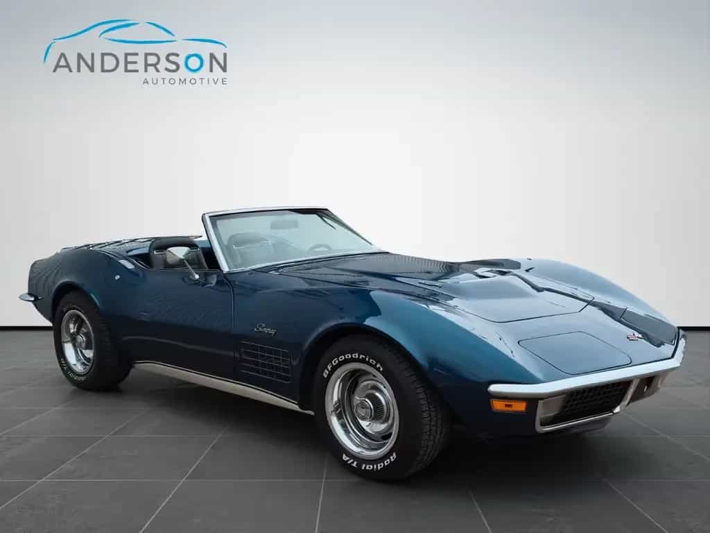 Corvette C3 CABRIO 454 BIG BLOCK 390HP MATCHING AUTOMATIK 07/1971-photo-2
